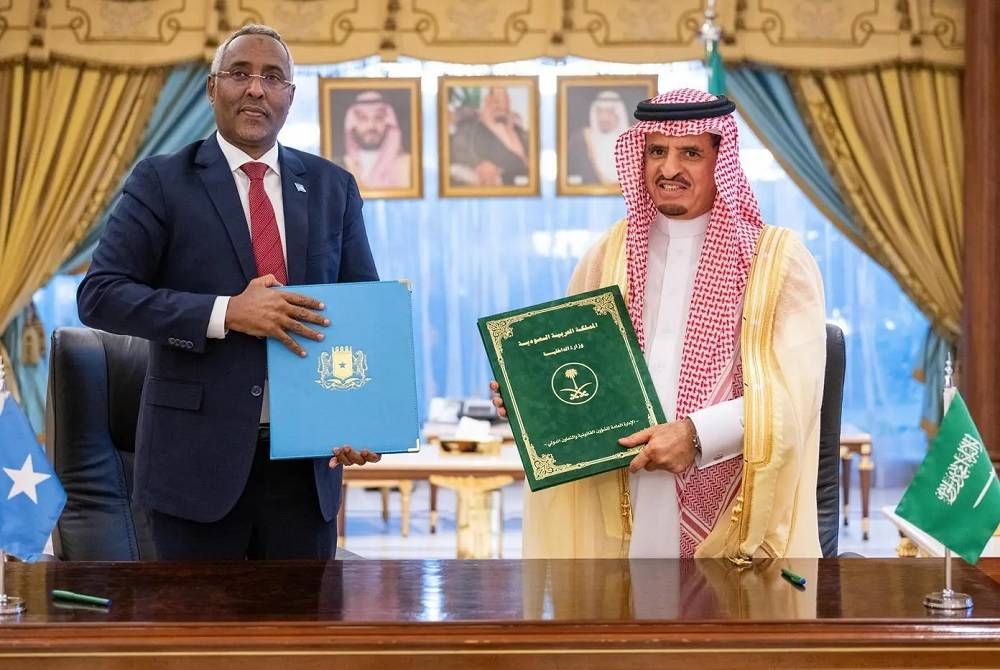 توقيع مذكرة التعاون الأمني بين السعودية والصومال