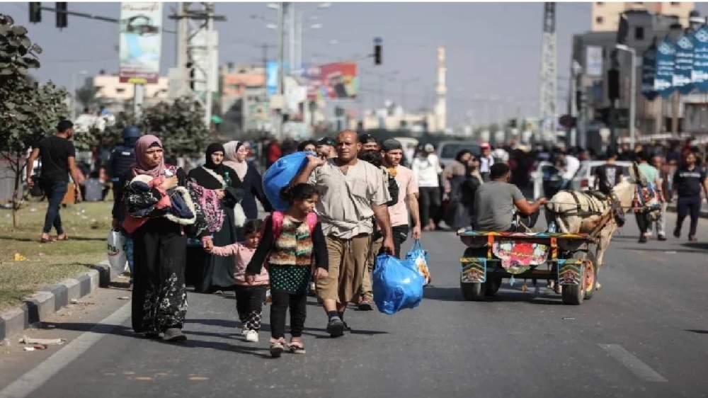 نازحون فلسطينيون من جحيم الحرب.