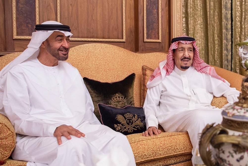 الملك سلمان بن عبدالعزيز والشيخ محمد بن زايد