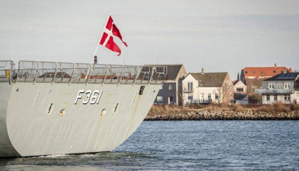 فرقاطة دنماركية في طريقها إلى خليج عدن.