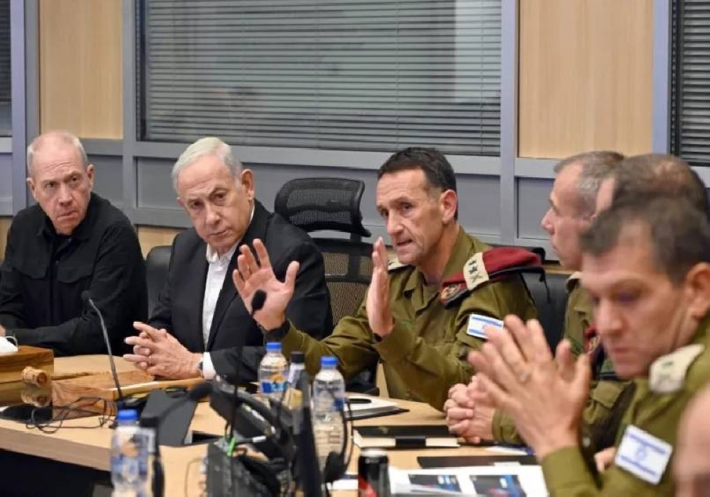  اجتماع سابق لمجلس الحرب الإسرائيلي.