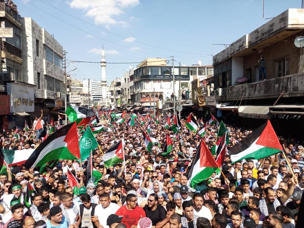 من مظاهرات التحريض في الأردن