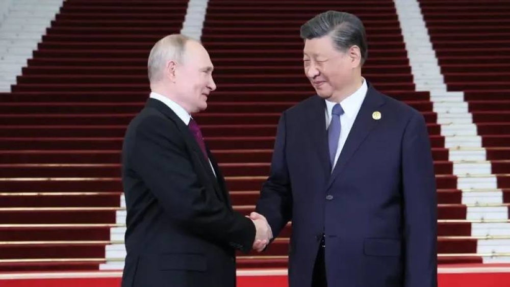 الرئيسان الصيني والروسي.