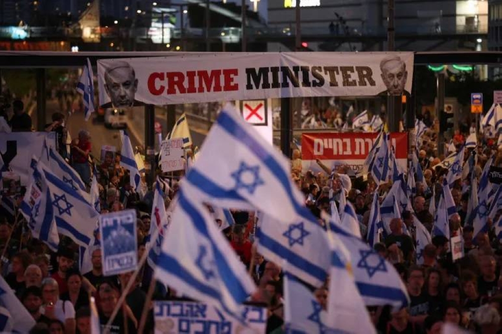 مظاهرات في إسرائيل  تطالب بصفقة تبادل وإقالة حكومة نتنياهو