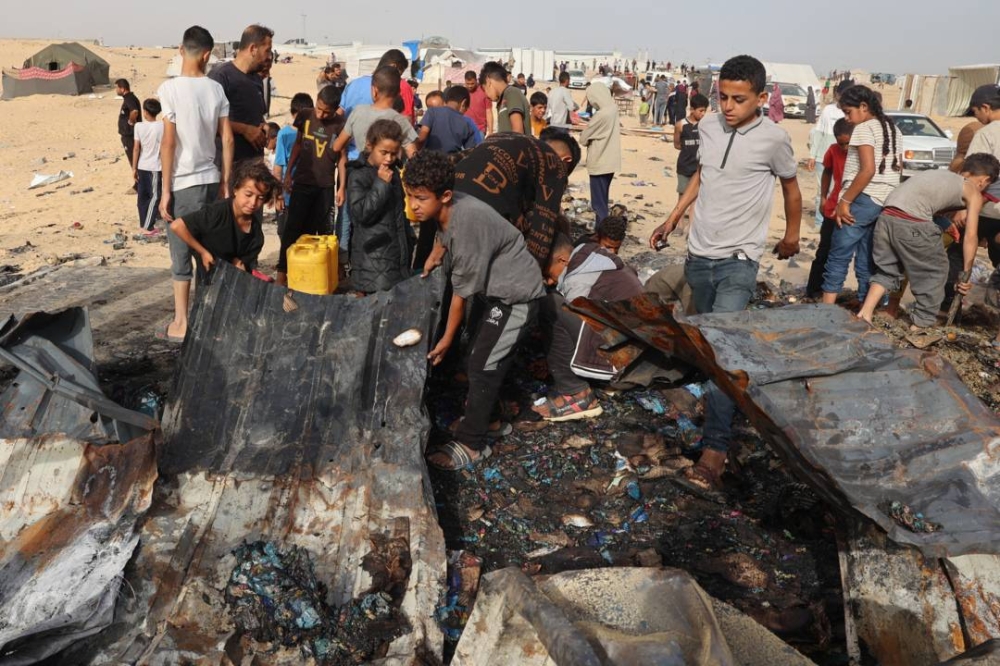 القصف الإسرائيلي على مخيمات رفح